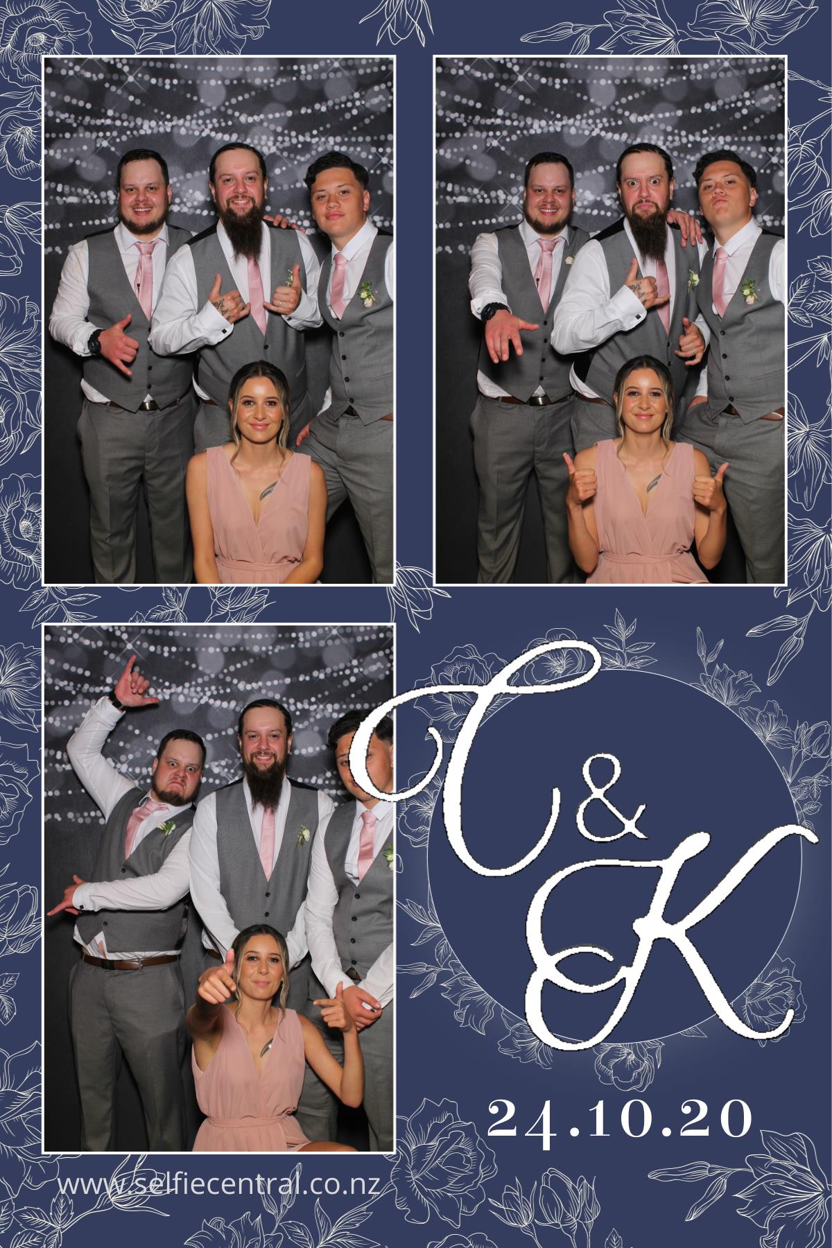 Christopher & Kataraina's wedding | View more photos from the event at gallery.photobooth.co.nz/u/SelfieCentral/Christopher-Katarainas-wedding